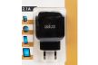 Hálózati USB töltő és adapter 2 USB 2.1A Delight - fekete