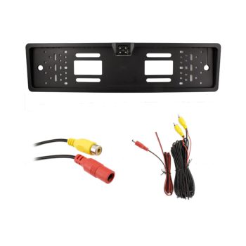 Rendszámtábla keretbe épített tolatókamera 12V