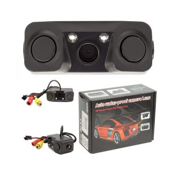 Tolatókamera  LED-del, parkolószenzorokkal  12V