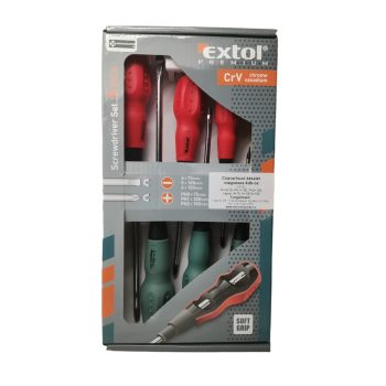 Extol Premium 6db-os mágneses csavarhúzó készlet