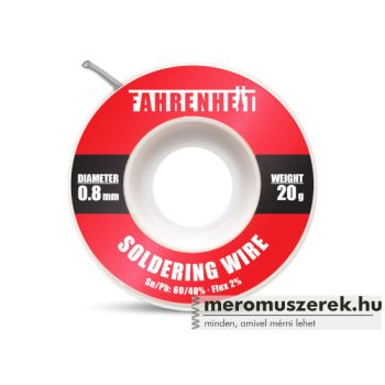 Fahrenheit Forrasztó ón 0,8mm/20g