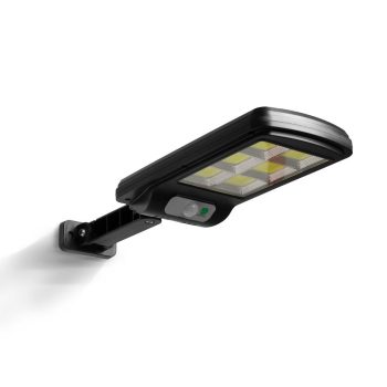   Mozgásérzékelős szolár reflektor távirányítóval, fali kivitel. (6 LED )