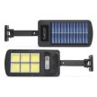 Fali napelemes mozgásérzékelős LED reflektor, 6 COB LED, 5 W, 300 Lumen, IP65