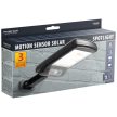 Fali napelemes mozgásérzékelős LED reflektor, 6 COB LED, 5 W, 300 Lumen, IP65