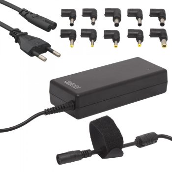   Univerzális 90W laptop/notebook töltő adapter tápkábellel Delight
