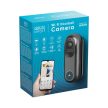 Delight Smart Wi-Fi-s videó kaputelefon - akkumulátoros, 12V - MicroSD, FHD, PIR - fekete