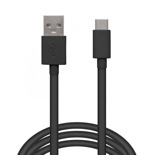 USB - USB TypeC töltőkábel, adatkábel 2m fekete