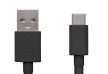 USB - USB TypeC töltőkábel, adatkábel 2m fekete