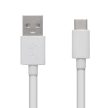 USB - USB TypeC töltőkábel, adatkábel 1m fehér