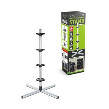   Keréktartó állvány.Maximális terhelhetőség 70 kg, 75 x 75 x 102 cm