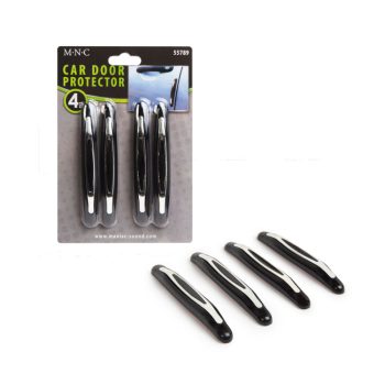   M.N.C Univerzális ajtóélvédő gumi, krómozott  4 db / csomag 