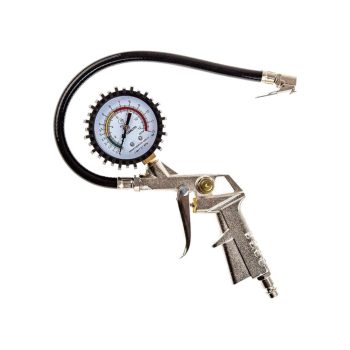   Légfúvó pisztoly - pneumatikus - nyomásmérővel - 12 bar