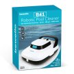 Akkumulátoros medencetisztító robot vízszintes medencefenékhez, 40 W, 6000 mAh, 106 μm