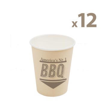 Papírpohár - BBQ - 2,5 dl - 12 db / csomag 
