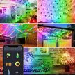 Smart fényfüzér - 33 RGB LED - USB - Bluetooth - 5m