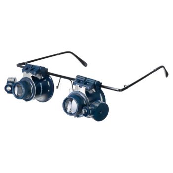   Levenhuk Discovery Crafts DGL 30 nagyítószemüveg, 20x nagyítás, LED világítással