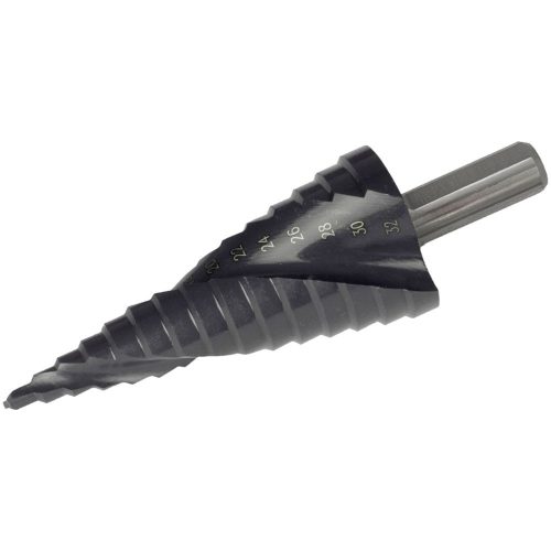 Extol Industrial HSS-Co spirálhornyos lépcsős fúró 4-32 mm