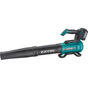   Extol Industrial akkus lombfúvó 20V BRUSHLESS, 4.0 Ah akku + töltő