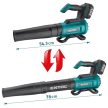 Extol Industrial akkus lombfúvó 20V BRUSHLESS, 4.0 Ah akku + töltő