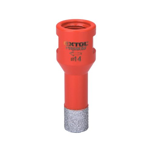 Extol Premium körkivágó csempére, gyémánt vágóél, 12mm × M14