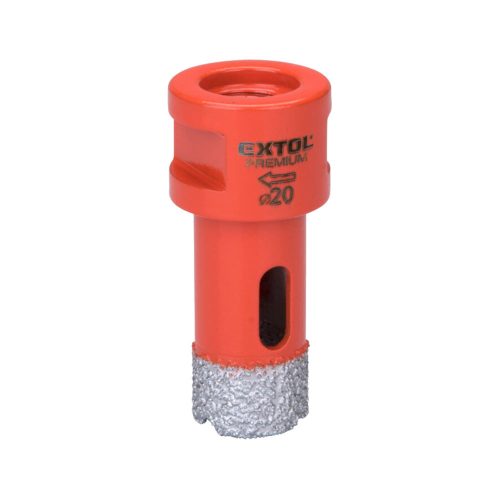 Extol Premium körkivágó csempére, gyémánt vágóél, 20mm × M14