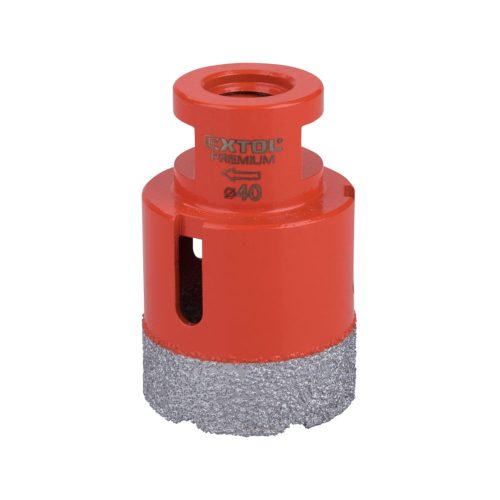 Extol Premium körkivágó csempére, gyémánt vágóél, 40mm × M14
