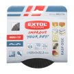EXTOL Premium faforgácsoló korong 125mm