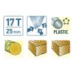 Extol Premium japán fűrész cserélhető 220 mm SK5 acél penge