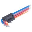 Extol Premium torx kulcs készlet több színű, T10-T50, extra hosszú, tömör-gömbfej 9db