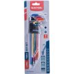 Extol Premium torx kulcs készlet több színű, T10-T50, extra hosszú, tömör-gömbfej 9db