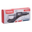 Extol Premium digitális mikrométer 0,001×25mm, keményfém mérőfelület