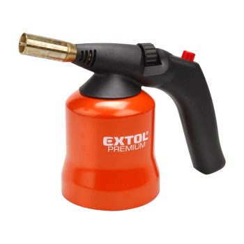   Extol Premium gázlámpa PB gázhoz, piezo gyújtással, fém palacktartóval, max. 1200 °C, 1,7 kW