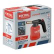 Extol Premium gázlámpa PB gázhoz, piezo gyújtással, fém palacktartóval, max. 1200 °C, 1,7 kW