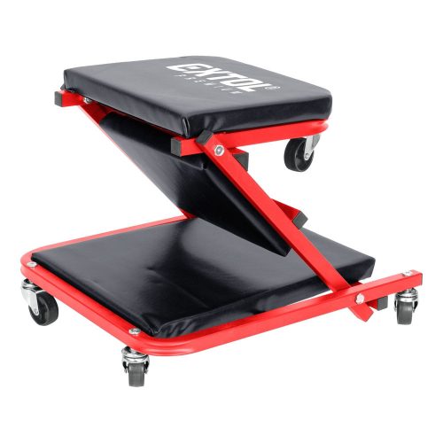 Extol Premium 2-funkciós szerelőszék és gurulós autó-aláfekvő ágy, max. 150 kg