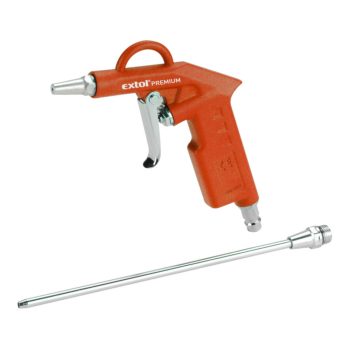   Extol Premium lefúvó pisztoly 21 cm fúvókával max. 8 Bar 1/4" csatlakozó