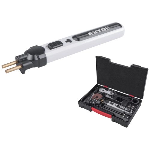 Extol Premium akkumulátoros polisztirolvágó és forrasztópáka 4V 2000mAh