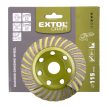 Extol Turbo/lamellás betoncsiszoló korong 115mm