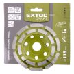 Extol két szegmenses betoncsiszoló korong 115mm