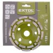 Extol két szegmenses betoncsiszoló korong 125mm