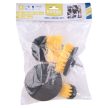 Extol 4 részes nylon csiszolókefe készlet fúrógépbe, 1/4" csappal (45-120 mm)