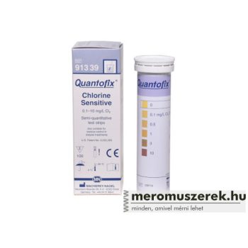 QUANTOFIX nagy érzékenységű klór teszt ivóvízben
