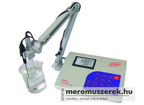 Digitális pH/ORP/ISE/Temp mérő AD-1020 (-2-16pH) plusz 3x250 puffer