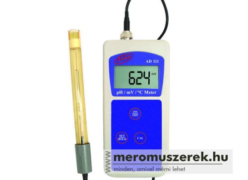 Digitális pH/ORP/Temp mérő AD-111 (-2-16pH) plusz puffer