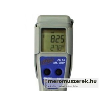 Digitális pH/ORP/Temp mérő AD-14 (-2-16pH) plusz puffer