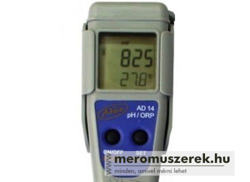 Digitális pH/ORP/Temp mérő AD-14 (-2-16pH) plusz puffer