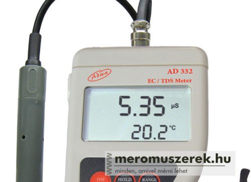 Digitális EC/TDS/Temp mérő AD-332 (0-199mS/cm)