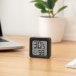 Digitális páratartalom és hőmérsékletmérő fekete AG355D