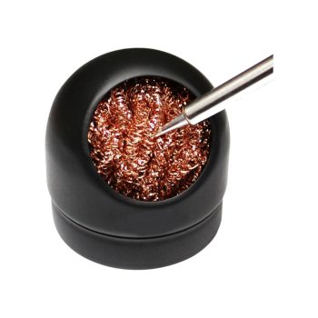 Pákahegy tisztító fémgyapot tartóval