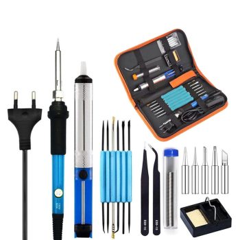   Forrasztó készlet szabályozható 60W-os forrasztópákával