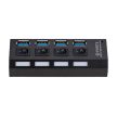 4 portos USB 3.0 HUB kapcsolóval